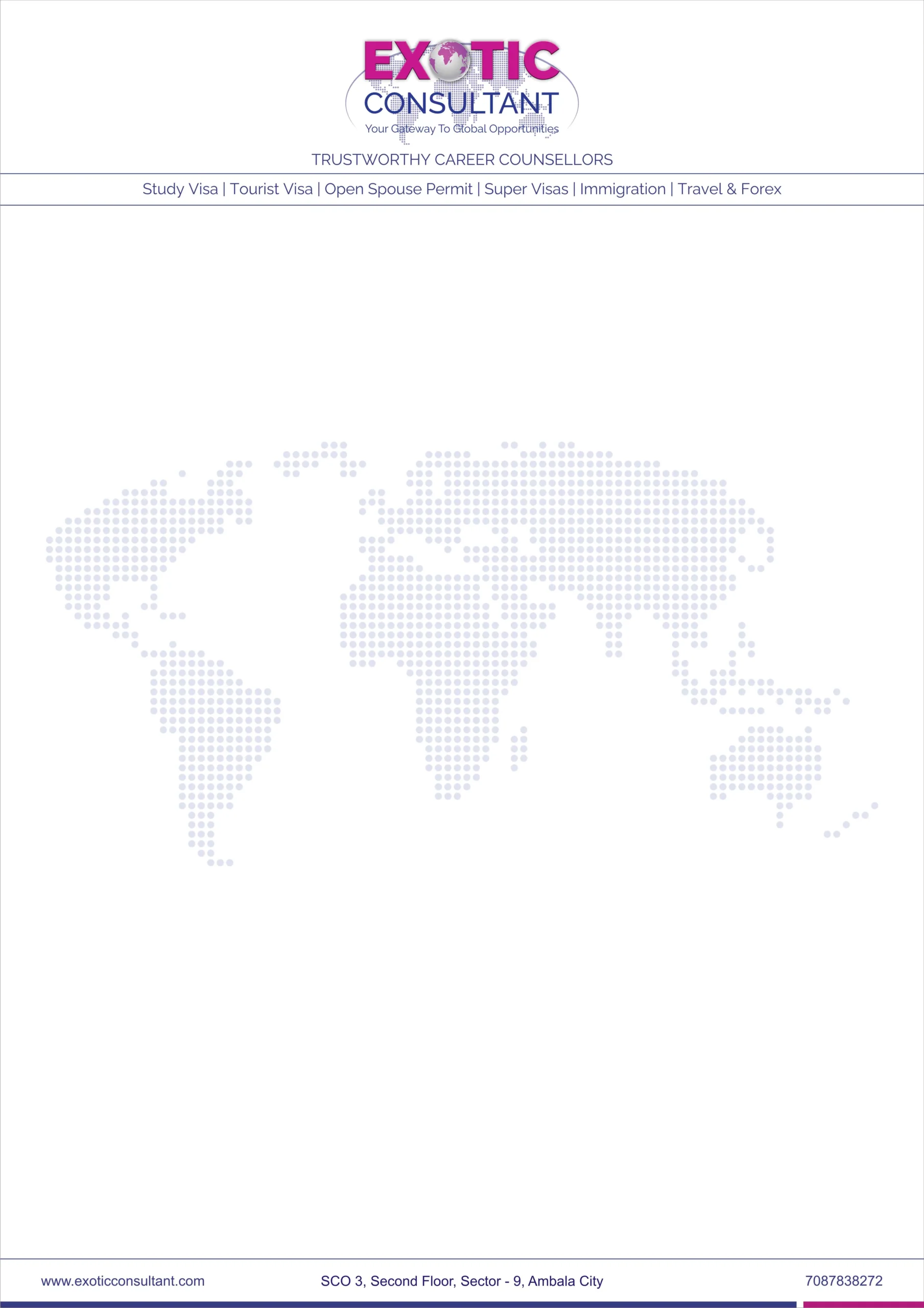 letter head design for immigration consultants