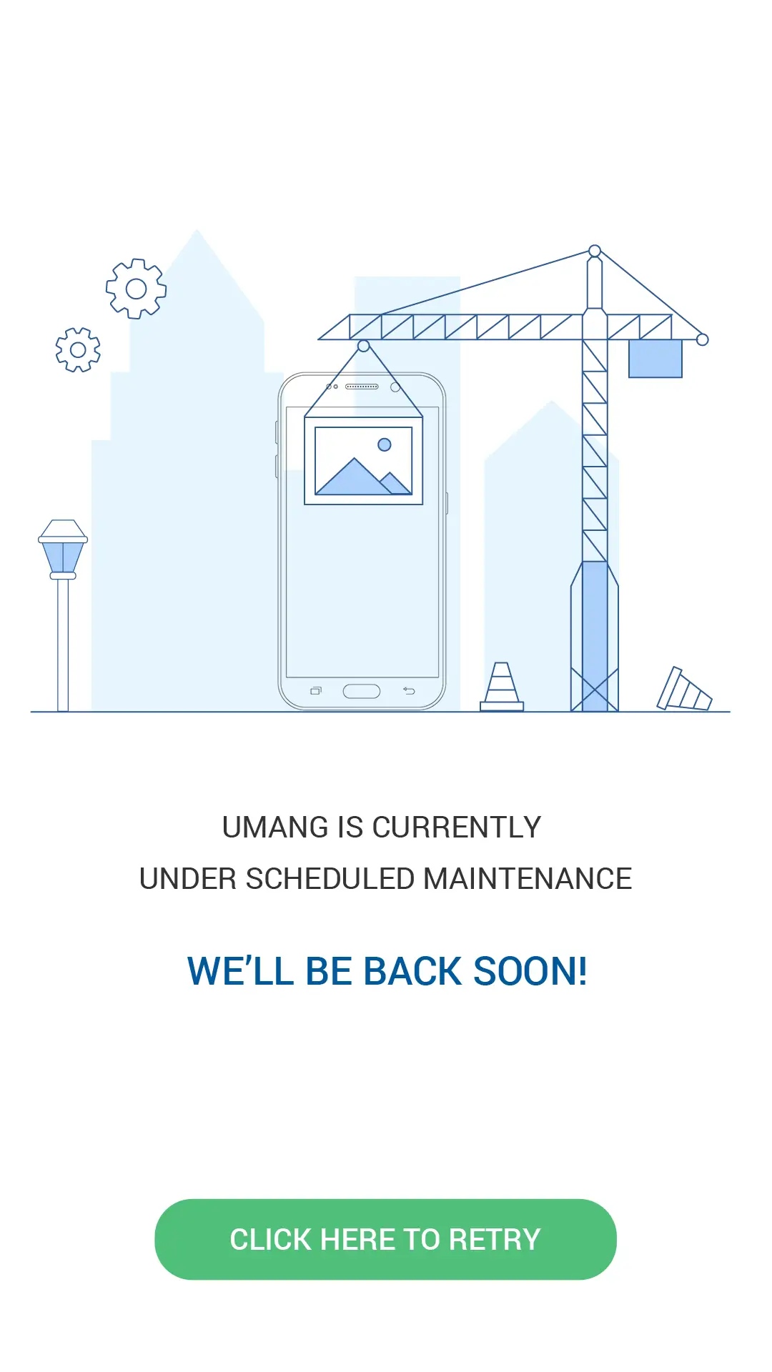 ui design umang under construction