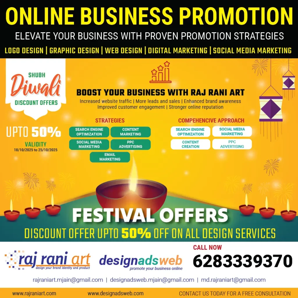 diwali offer post online business promotion