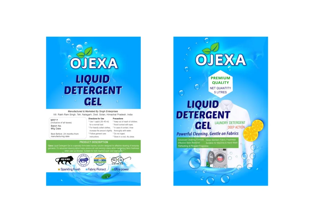 custom label & packaging design